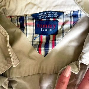 Tommy Jeans tan casual jacket